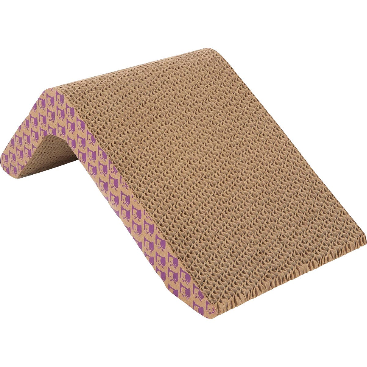 SmartyKat Scratch Ladder Angled Corrugate Cat Scratcher with Catnip Infusion Technology