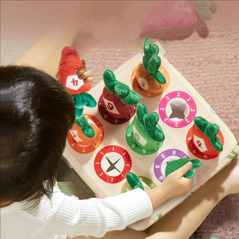 Montessori Pluche Sensorisch Babyspeelgoed voor Fijne Motoriek en Zintuiglijke Ontwikkeling – Geschikt voor 6 tot 24 Maanden