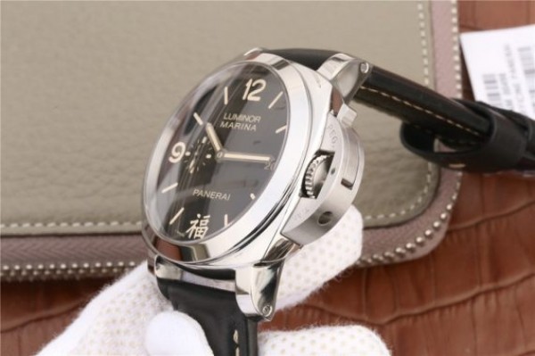 Replica Panerai PAM498 VSF Black Dial Leather Strap P.9000 - Top club