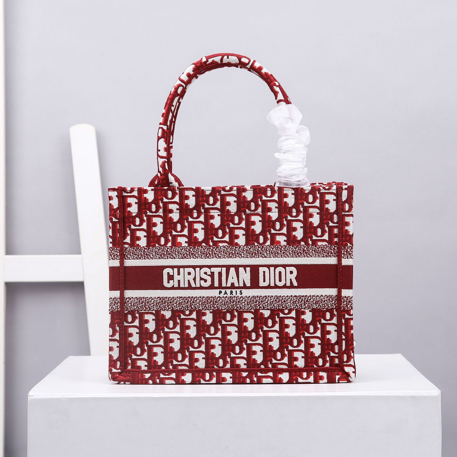 Christian Dior Small Dior Book Tote Red, For Women, Women’s Handbags 26.5cm/10.5in CD M1265ZRIW_M17E1:1High-quality replica