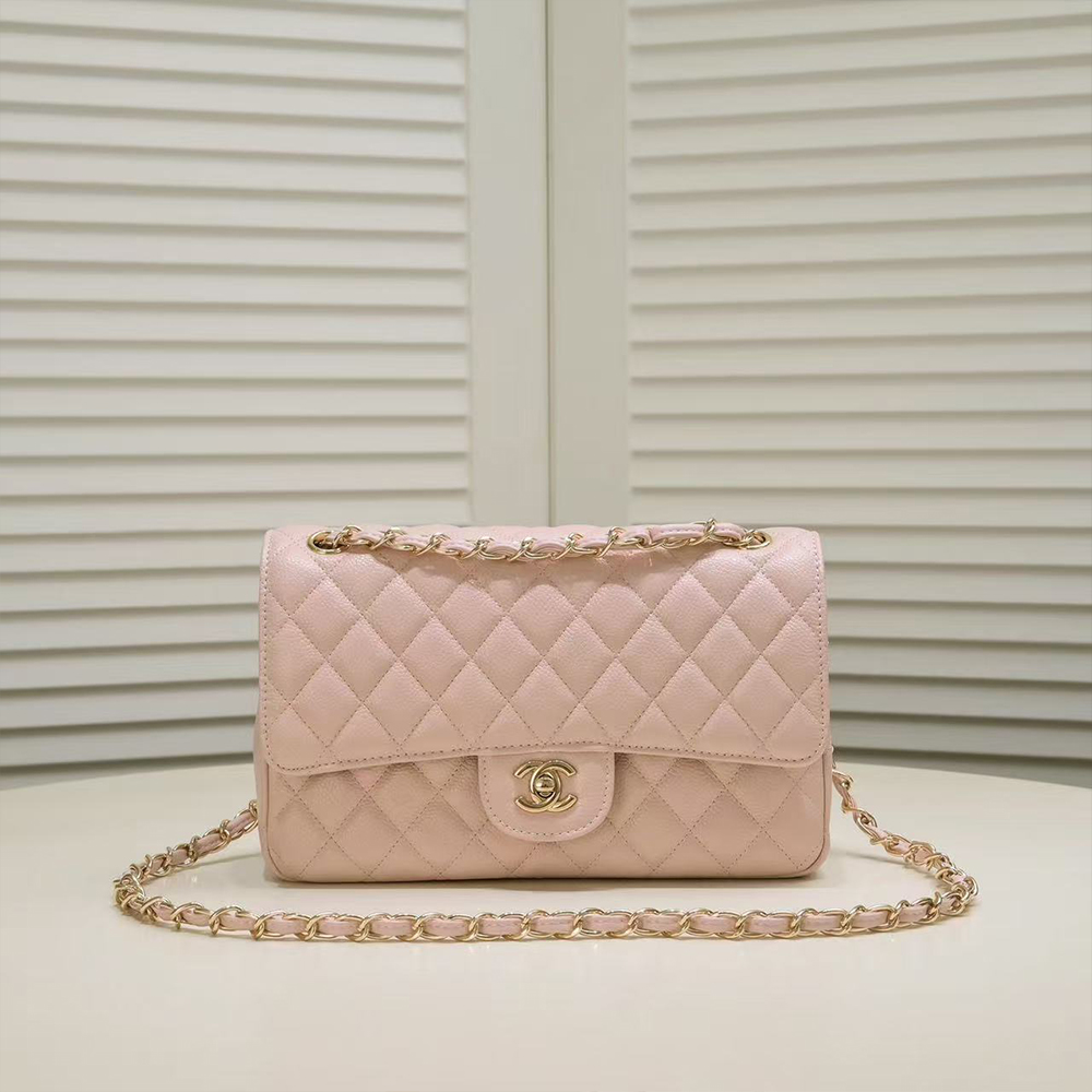 Chanel Caviar CF Medium 25CM(Replica)1:1High-quality replica