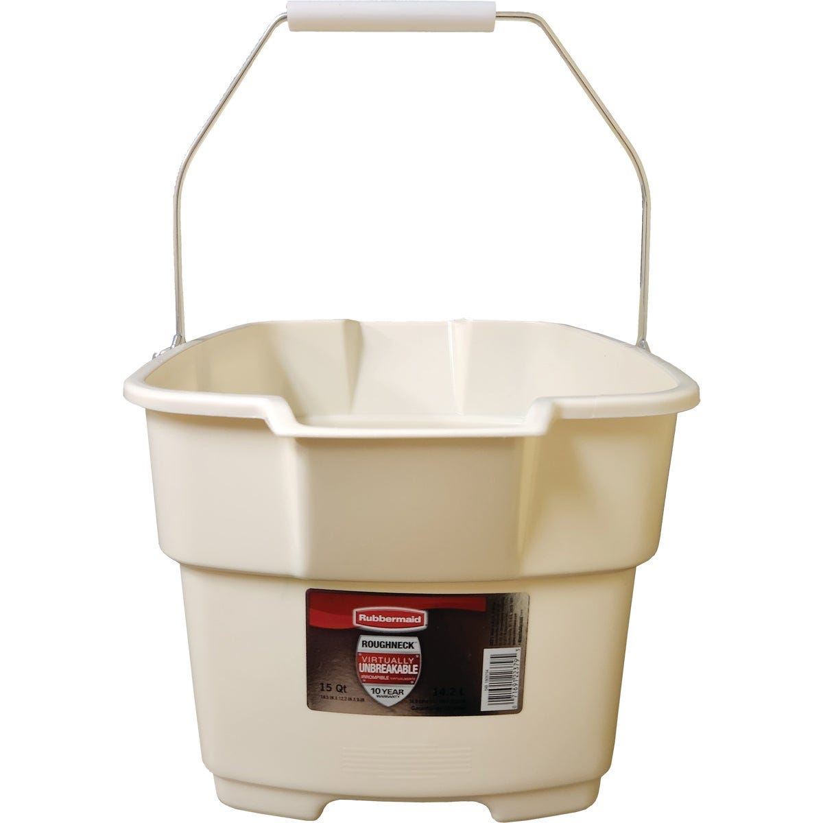 Rubbermaid Roughneck 15 Qt. Bisque Bucket