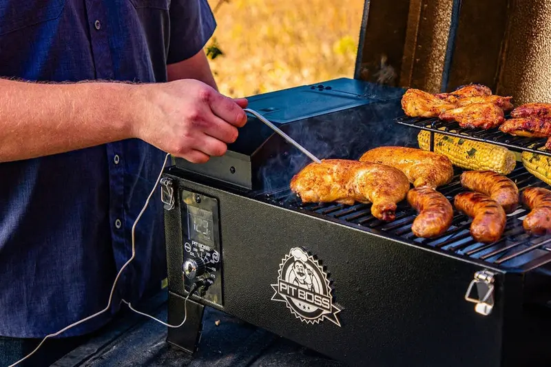 Pit Boss Portable Tabletop Pellet Grill - Copper - Image 5 Pit Boss Portable Tabletop Pellet Grill - Copper - Image 5