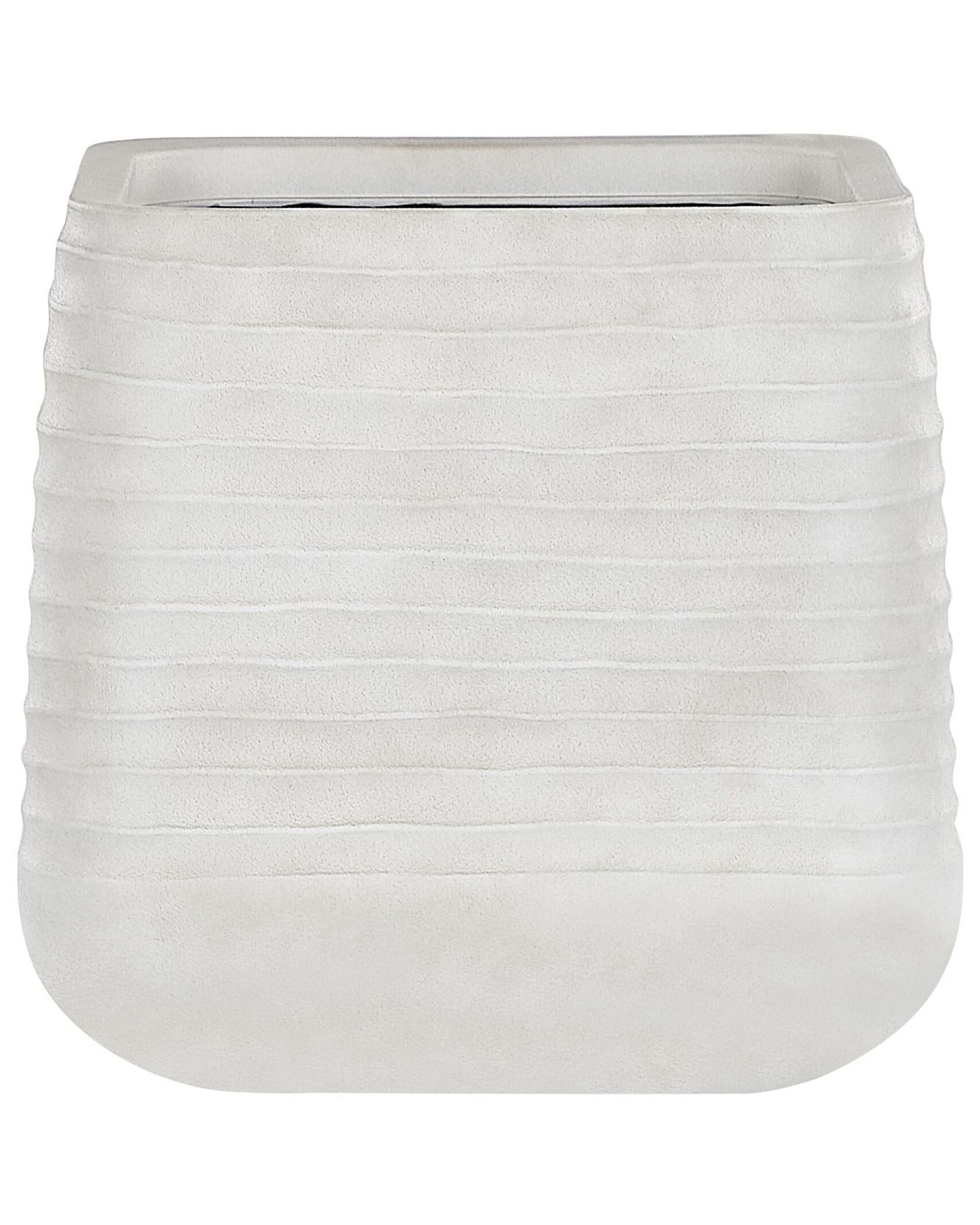 Plant Pot PARIKIA 50 cm Off-White