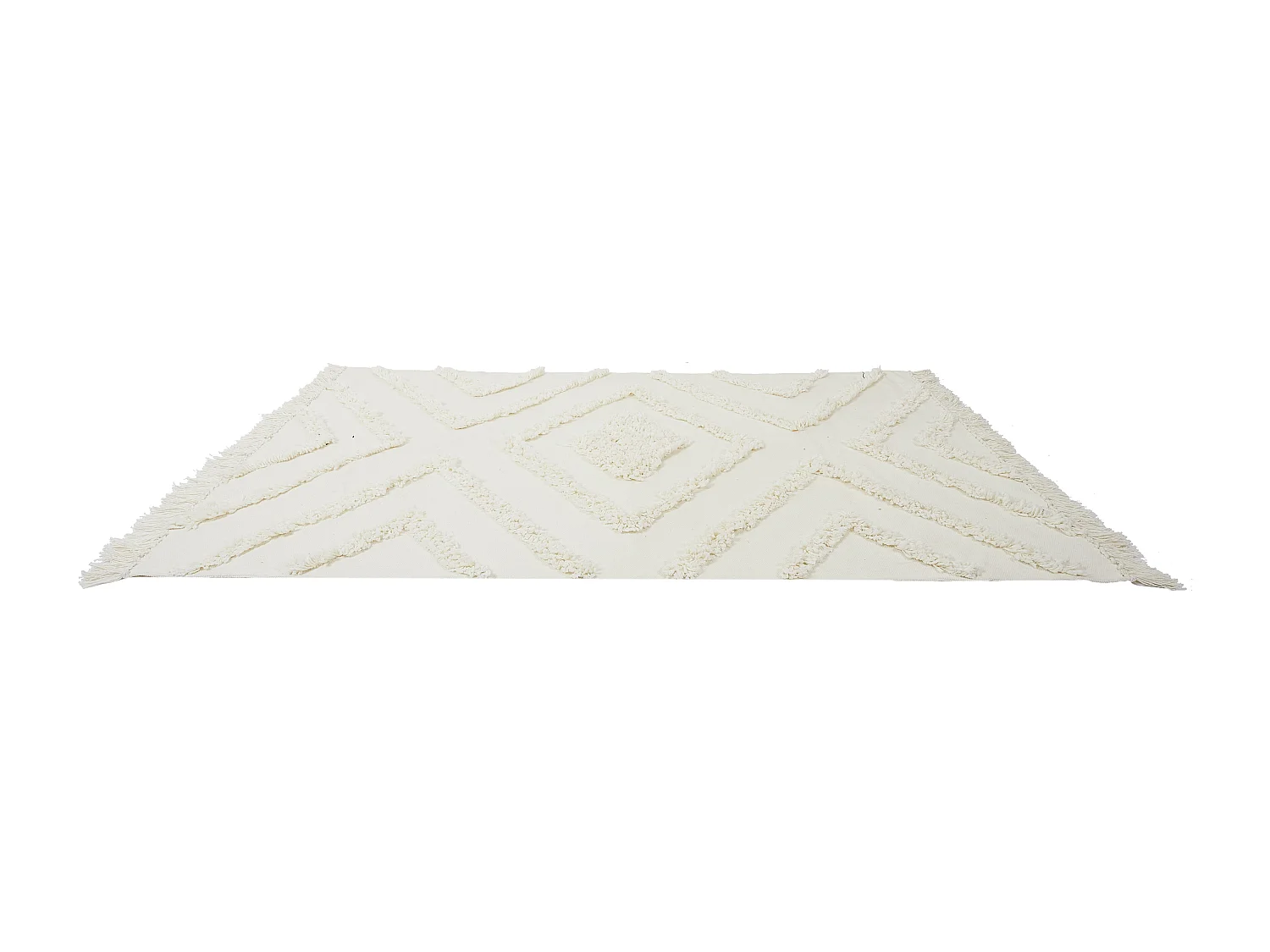 Tapis - HOME DECO FACTORY - Tufte - Ethnique - Ecru
