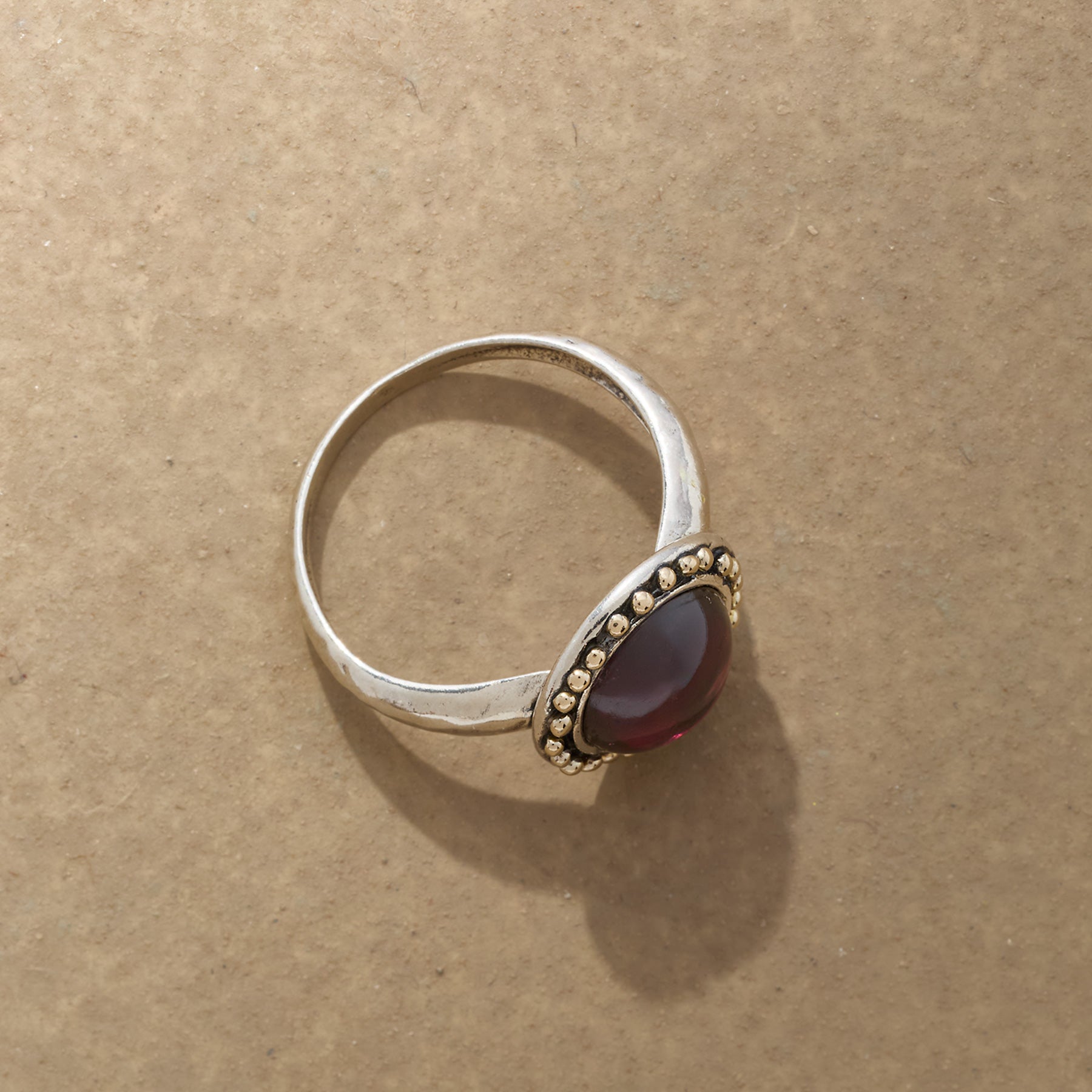 Garnet Halo Ring - Sundance Clothing