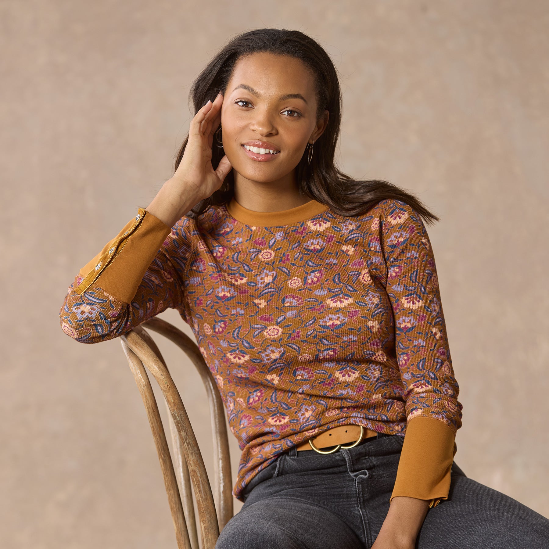 Meadow Sunlight Thermal, Petite - Sundance Clothing