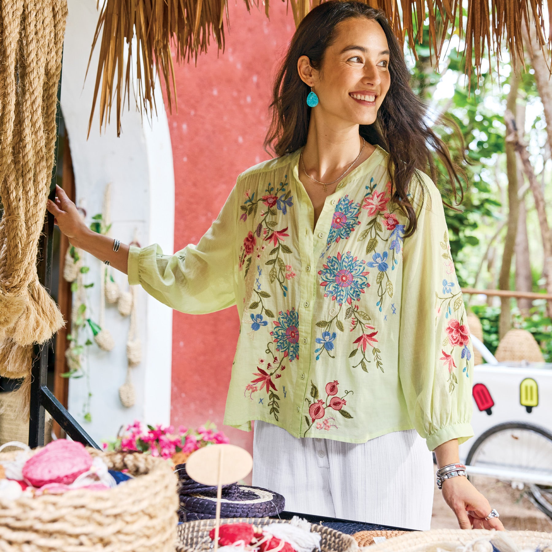 Catania Embroidered Blouse - Sundance Clothing