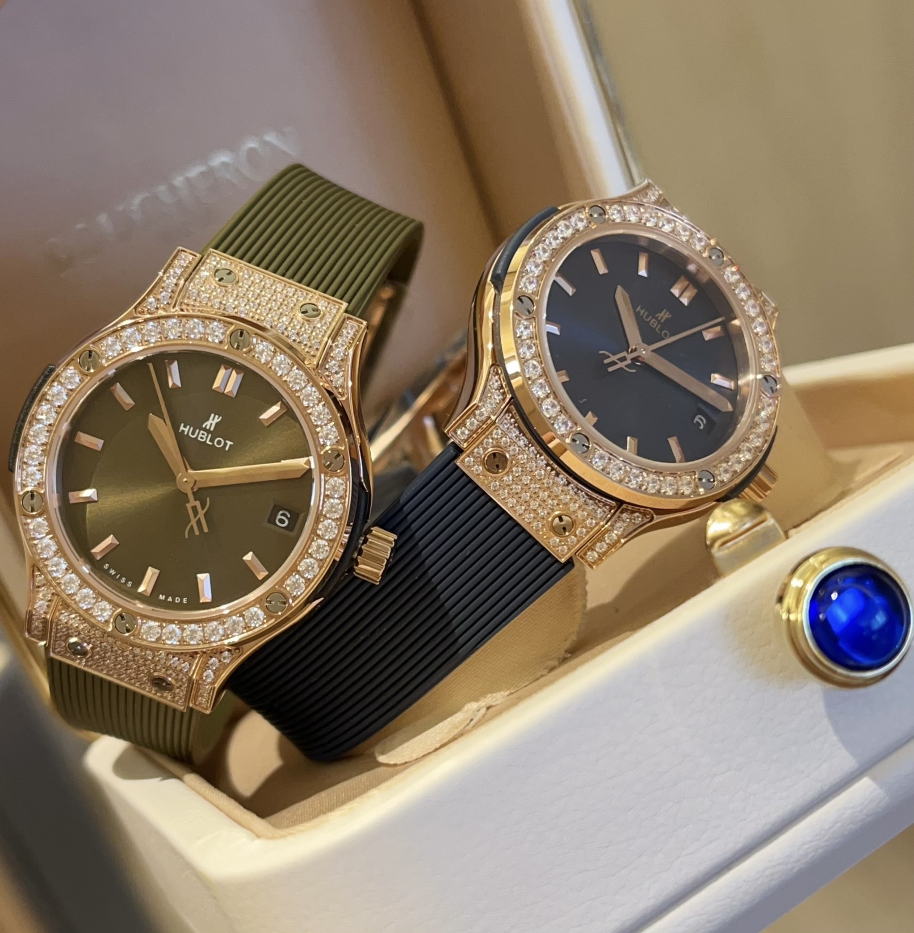 Hublot Classic 33mm High-End Women's Watch(1:1 replica) - Top club