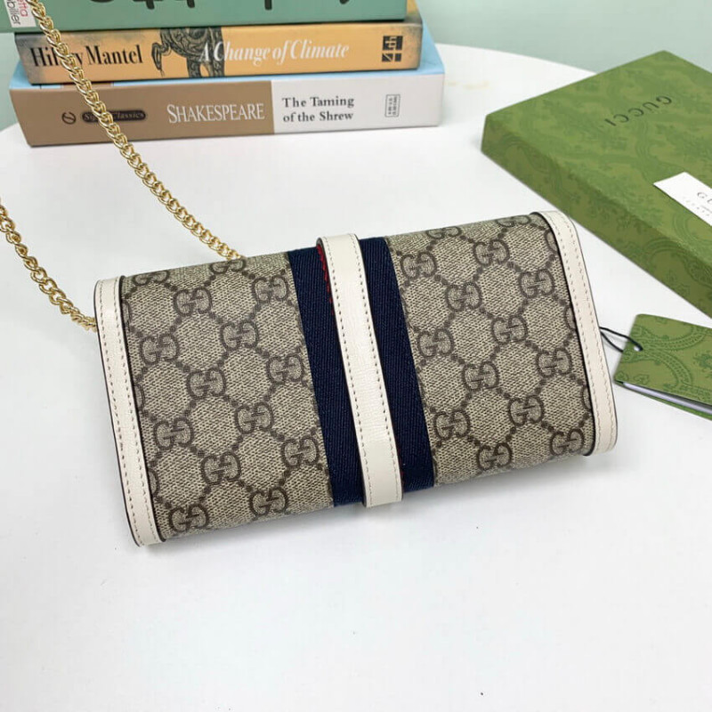 Replica Gucci Jackie 1961 Chain Wallet 652681 White1:1High-quality replica