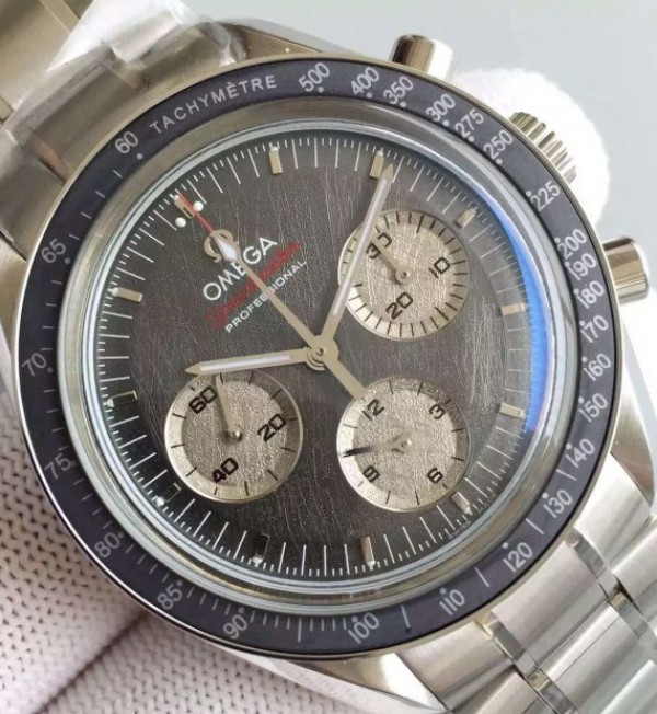 Replica Omega Speedmaster Apollo 17 40th anniversary Gray Dial SS Bracelet Manual Winding - Top club