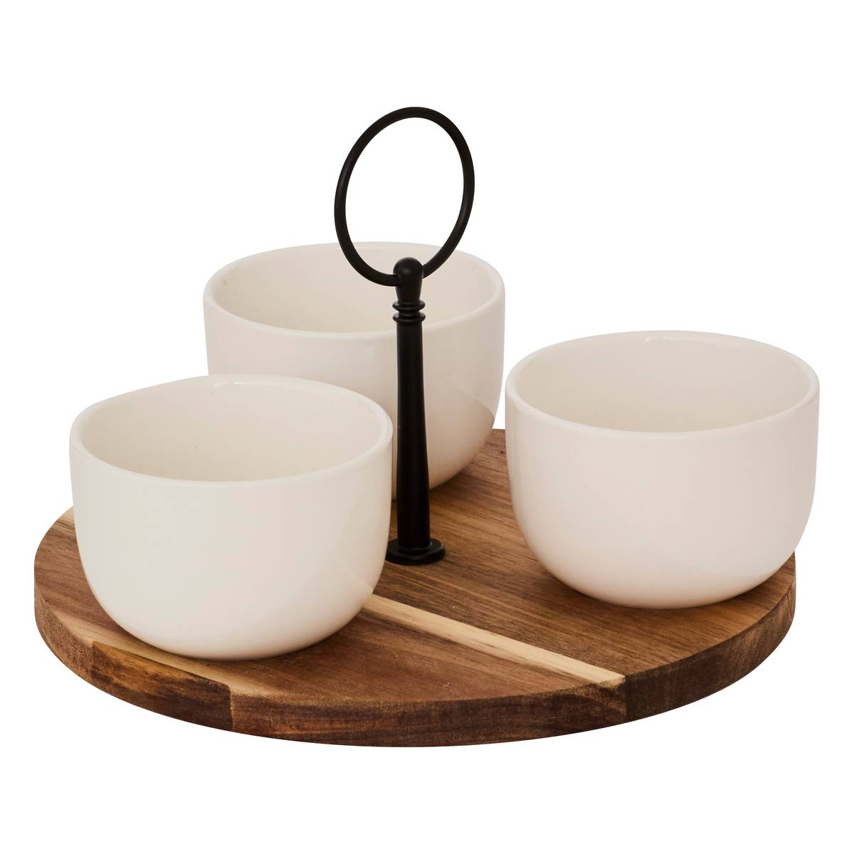 Aperitif Set"Elegance" New Bone China (Porcelain), 4 pieces, White