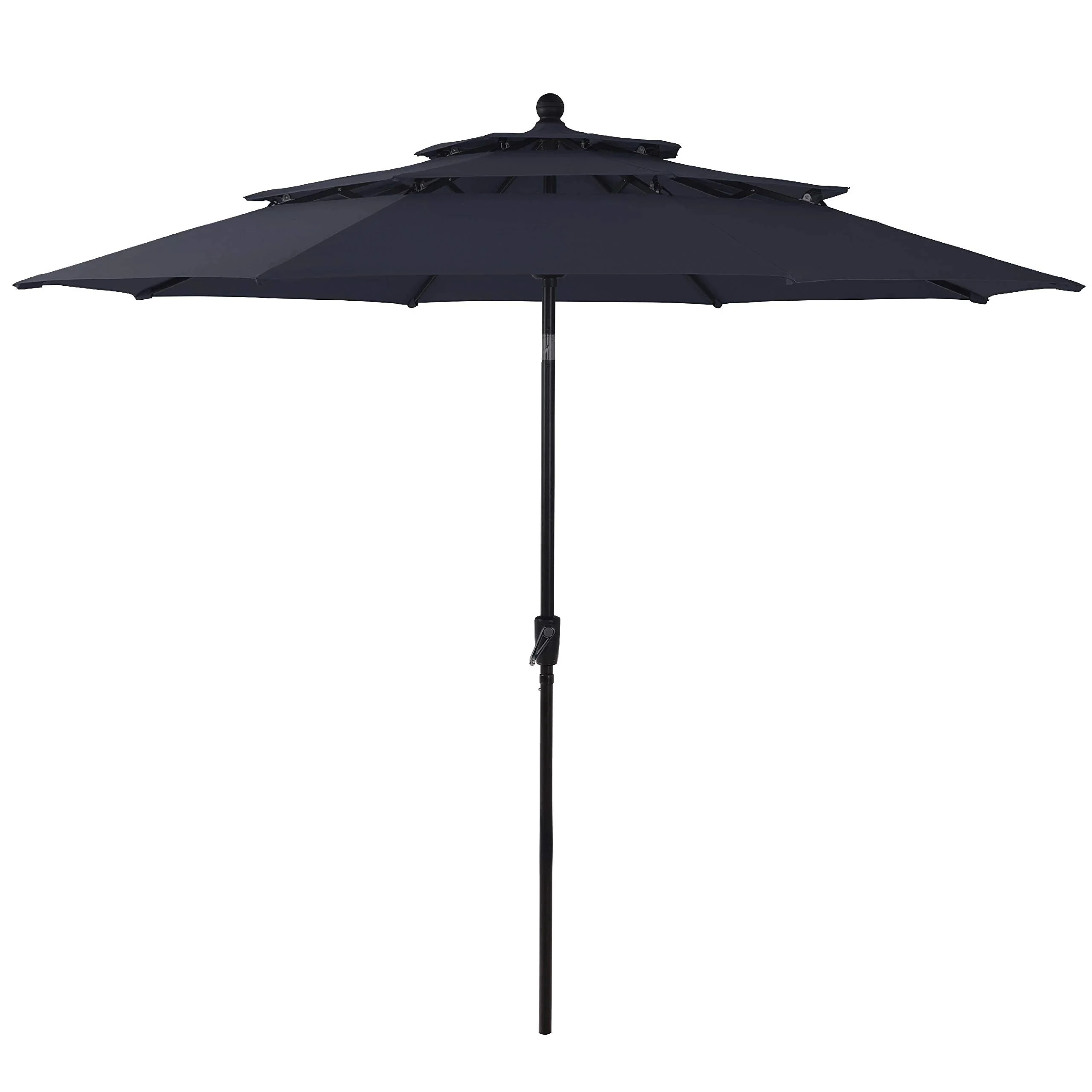 MAISON ARTS 6-Piece Patio Dining Set With 4 Adjustable Folding Chairs, Square Metal Table And 10ft Umbrella - Image 10 MAISON ARTS 6-Piece Patio Dining Set With 4 Adjustable Folding Chairs, Square Metal Table And 10ft Umbrella - Image 10