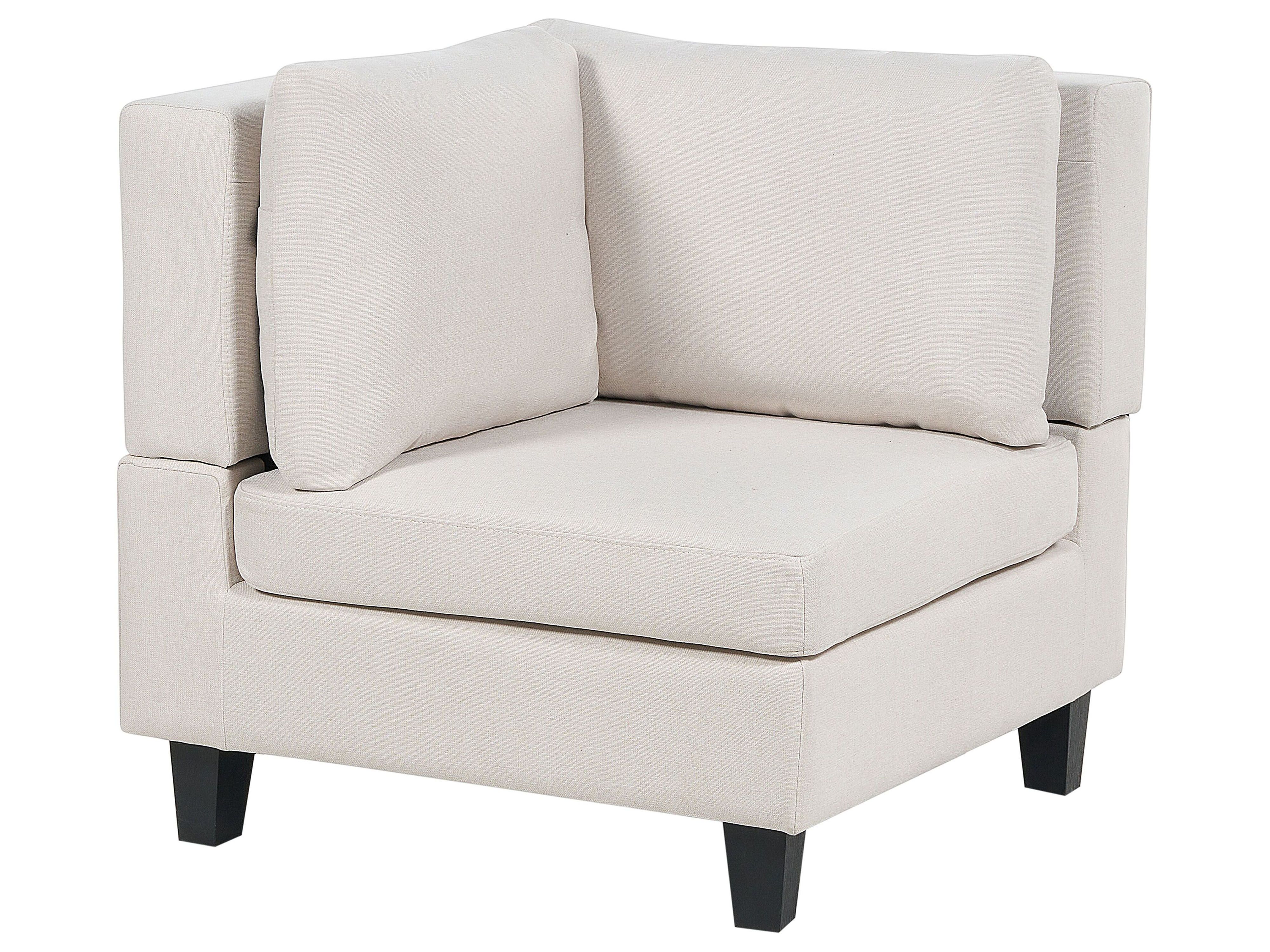 Corner Seat UNSTAD Fabric Light Beige