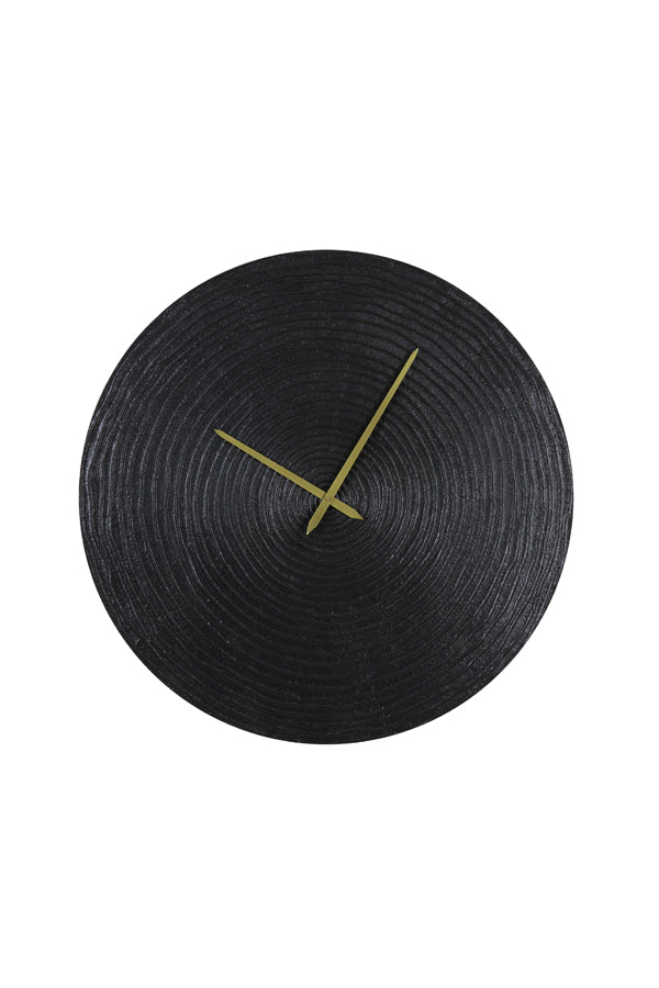 Light & Living - Klok CERVINO - 58x2x58cm - Zwart