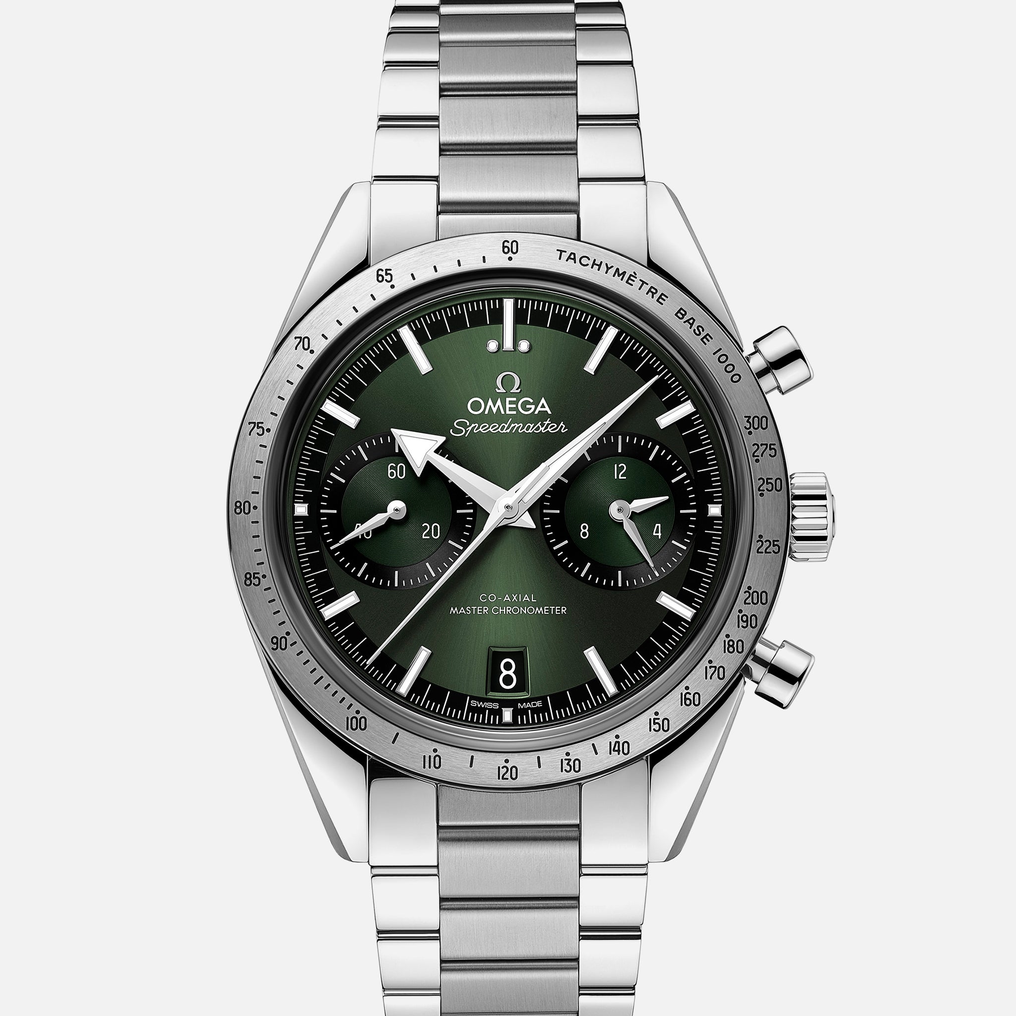 Speedmaster '57 Co-Axial Master Chronometer 40.5mm Green Dial On Bracelet(1:1 replica) - Elite Watch Atelier