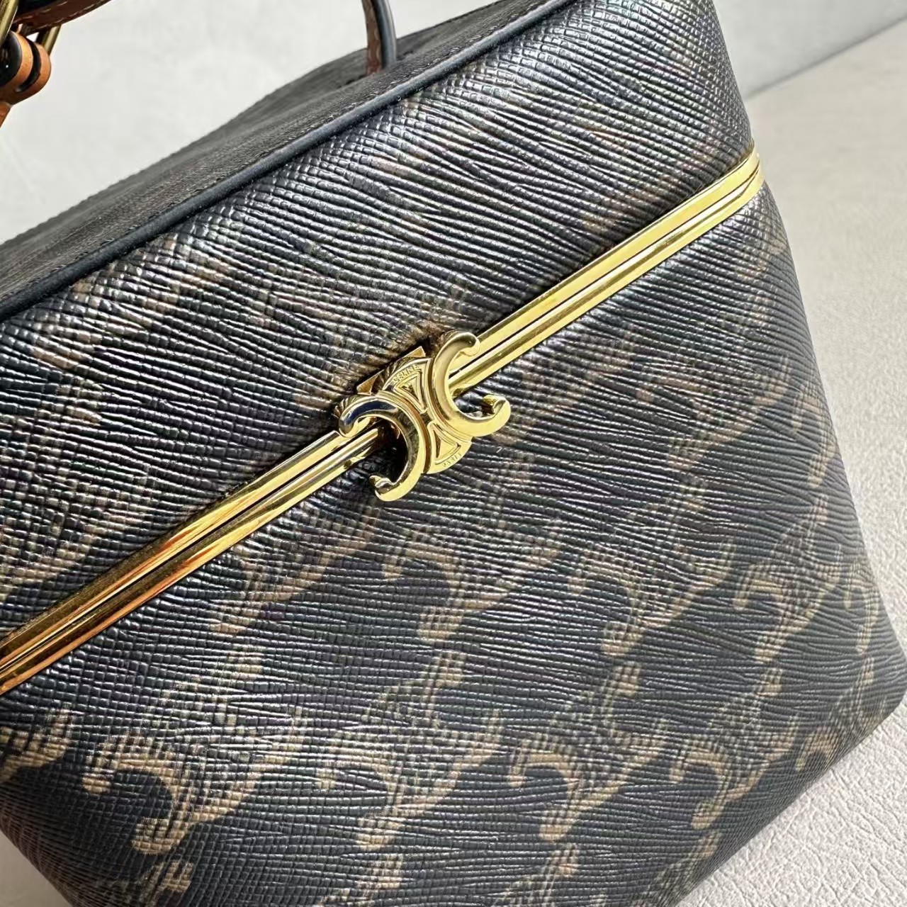 CELINE TRIOMPHE FRAME Box Bag1:1High-quality replica