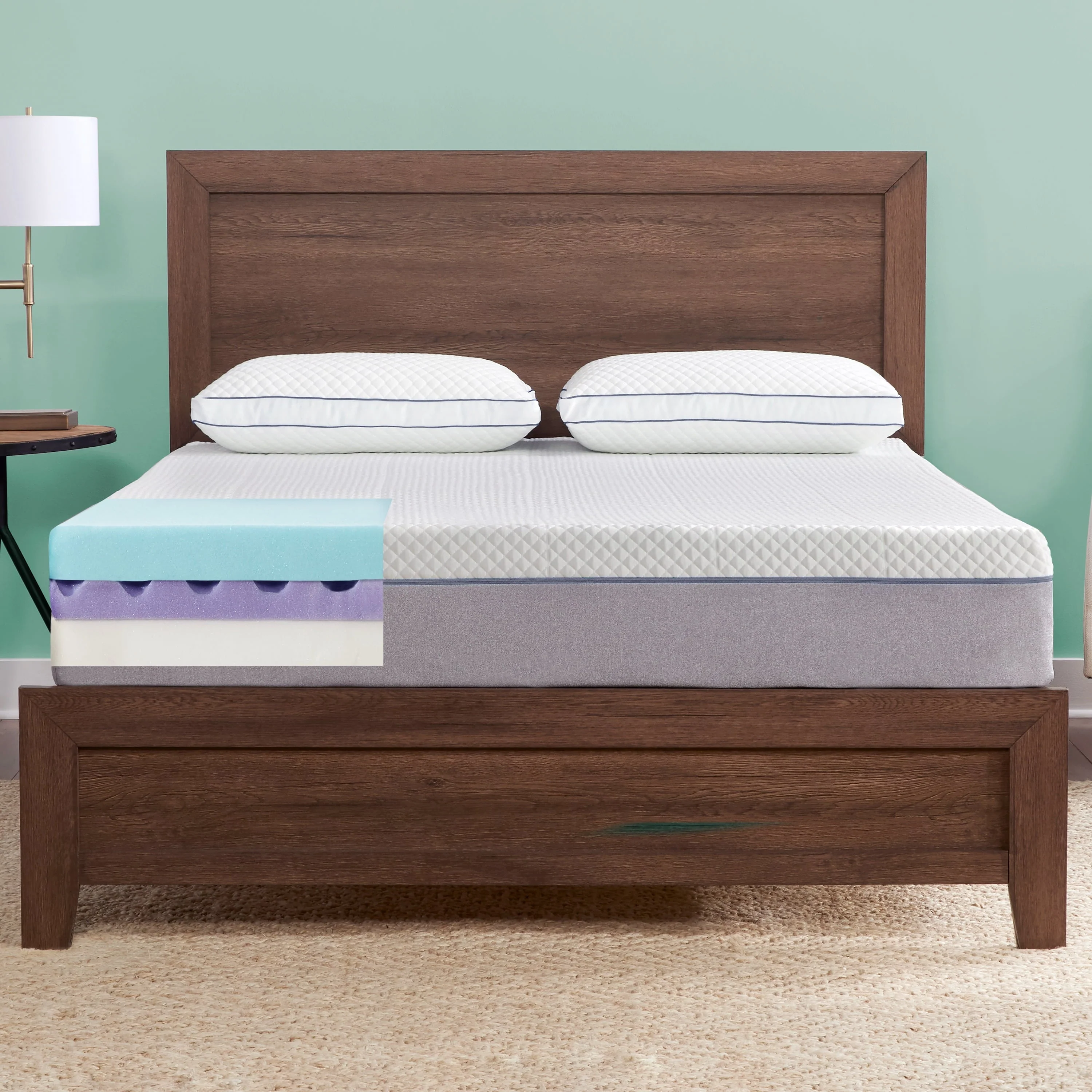 Dream Serenity Eco Style Premium Selection 10�?Memory Foam Mattress, Queen