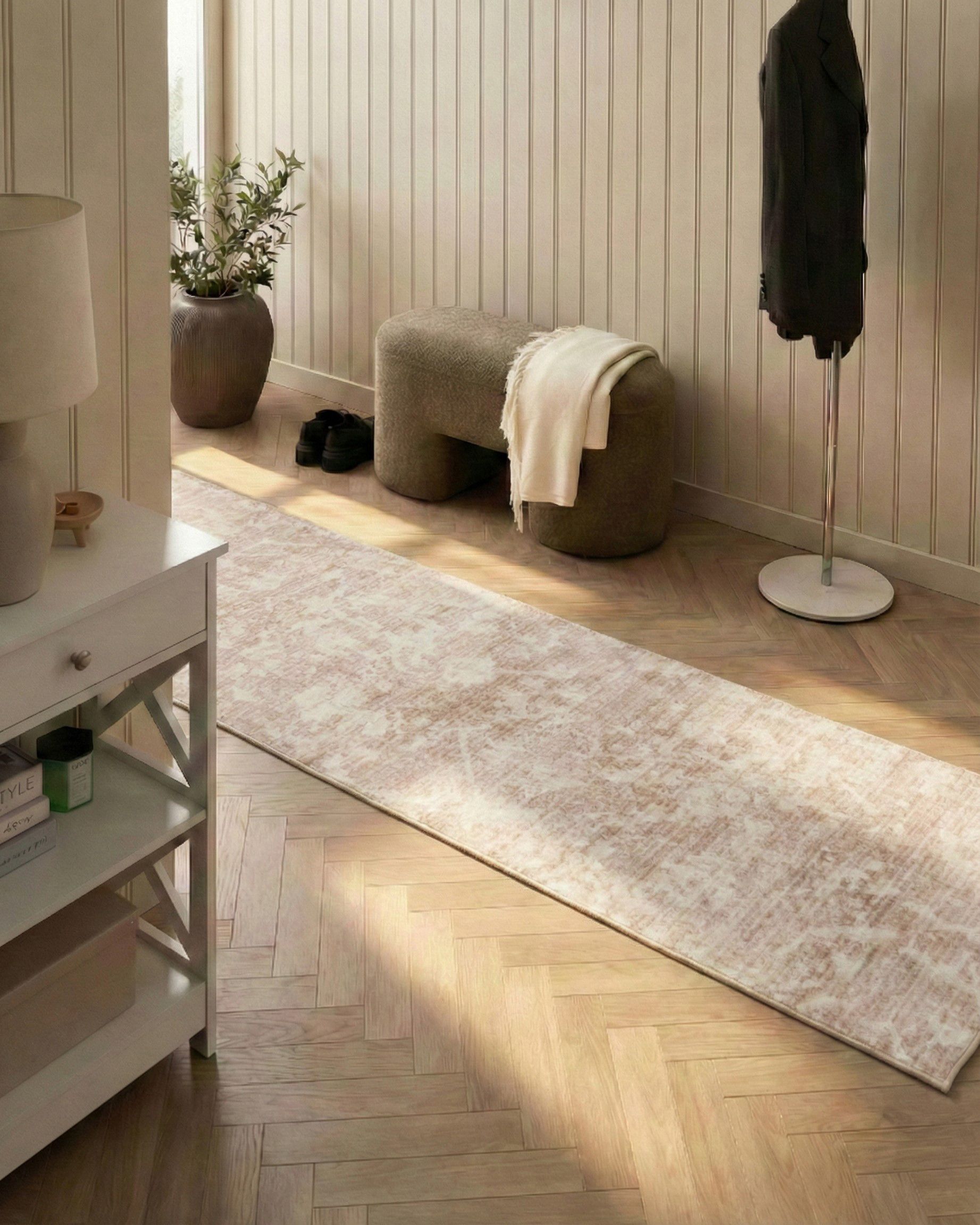 Rug TARSUS Beige 80 x 300 cm