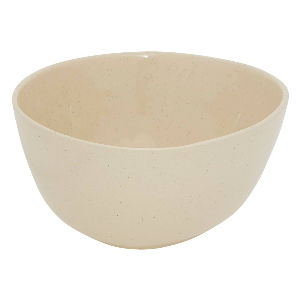 "Wonja" Salad Bowl Earthenware, D.26.2 cm, Cream