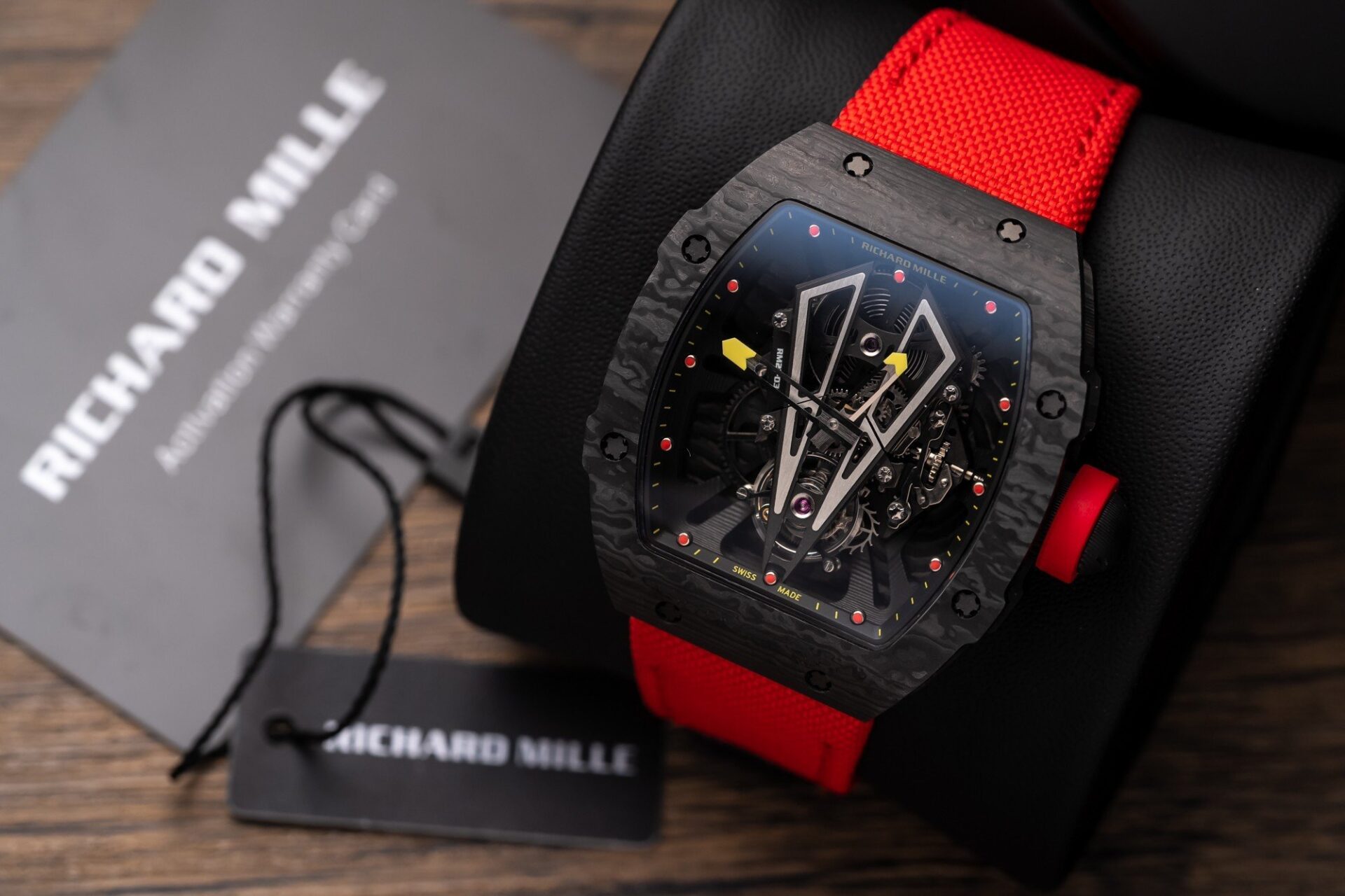 Richard Mille Replica Watch RM27-03 Tourbillon Rafael Nadal Carbon 44mm - Top club