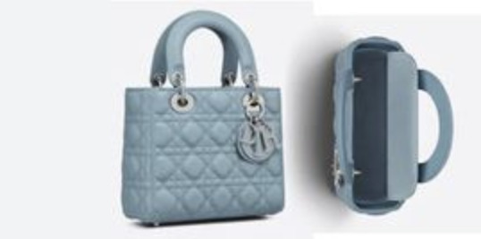 Small Lady Dior Bag Horizon Blue For Women M0531PWGE_M09Z- 20 Cm/ 8 Inches1:1High-quality replica