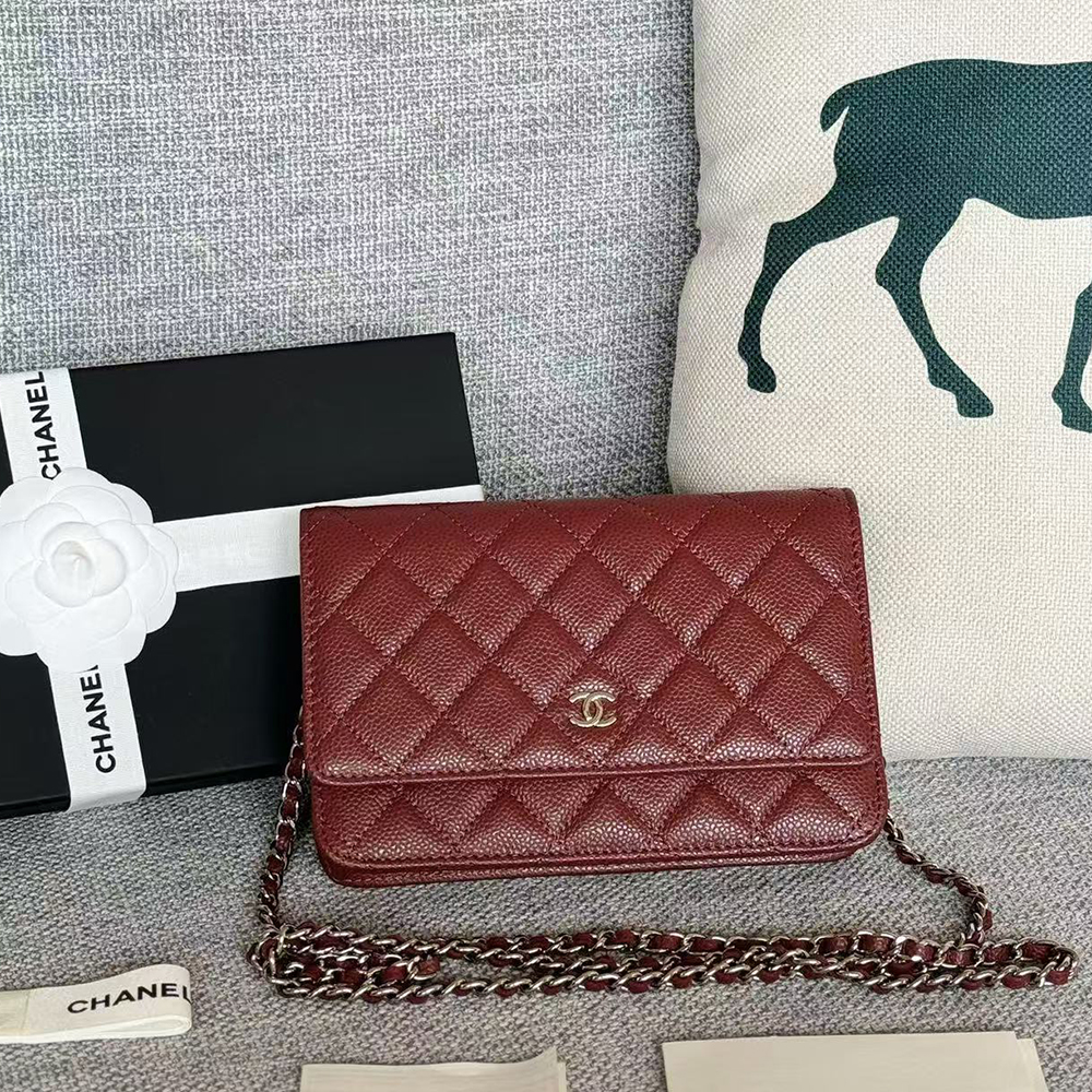 Chanel  WOC Quilted Caviar1:1High-quality replica