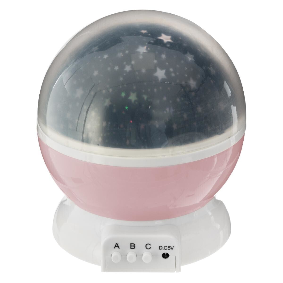 Kids nightlight "Projector" Pink, D.12 cm