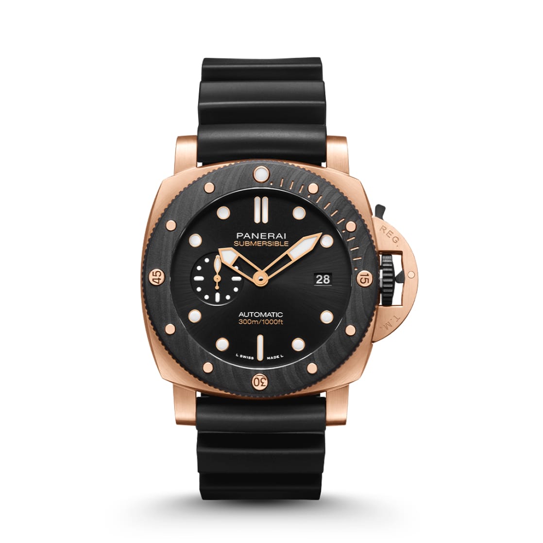 Replica Watches Panerai Submersible QuarantaQuattro Goldtech OroCarbo 44mm PAM02070(1:1 replica) - Top club