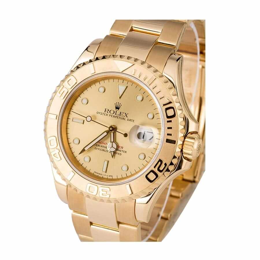 Rolex Yacht-Master 16628 Champagne Dial Oyster - Elite Watch Atelier