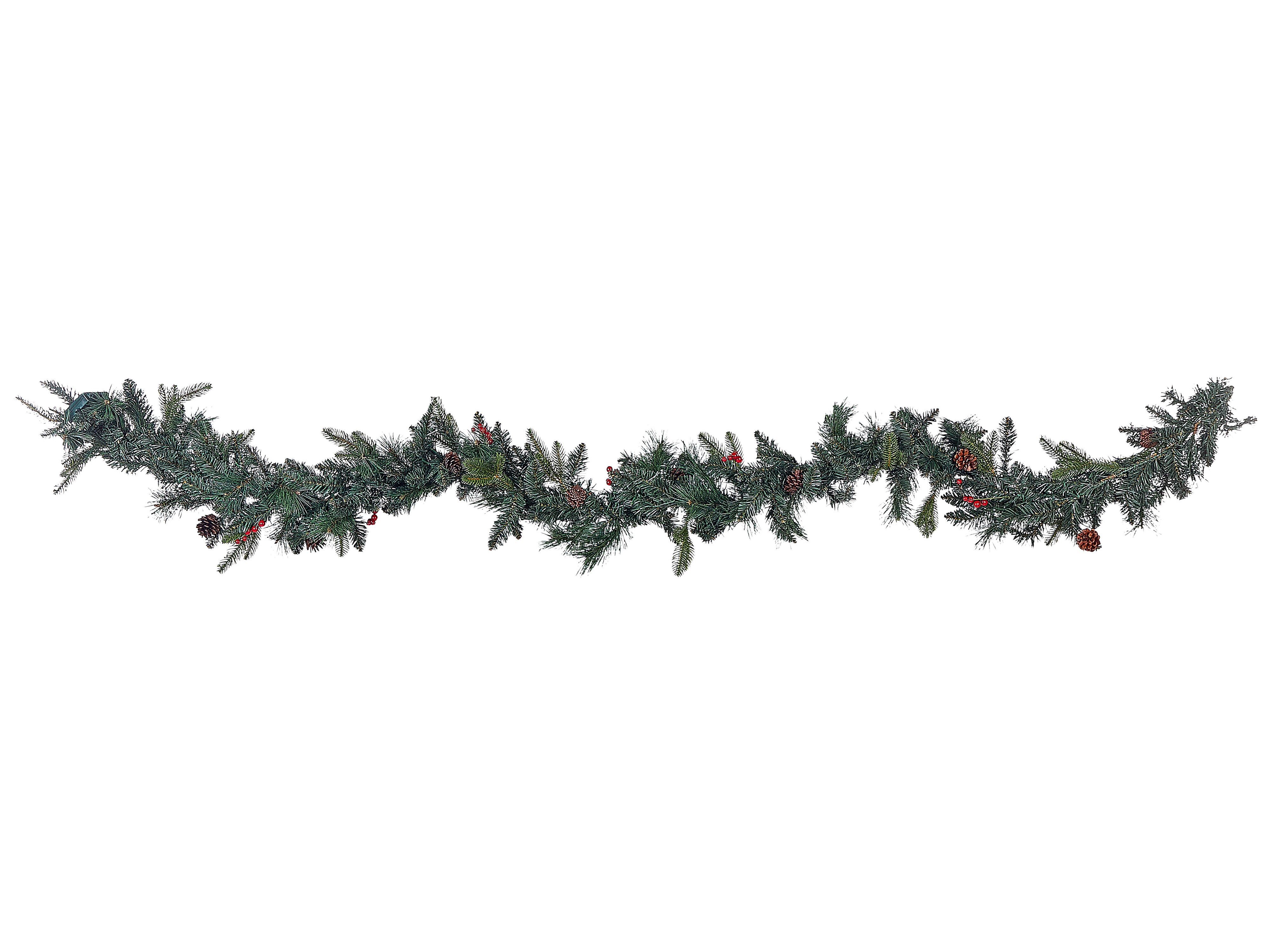 Christmas Garland LED WHITEHORN 270 cm Dark Green