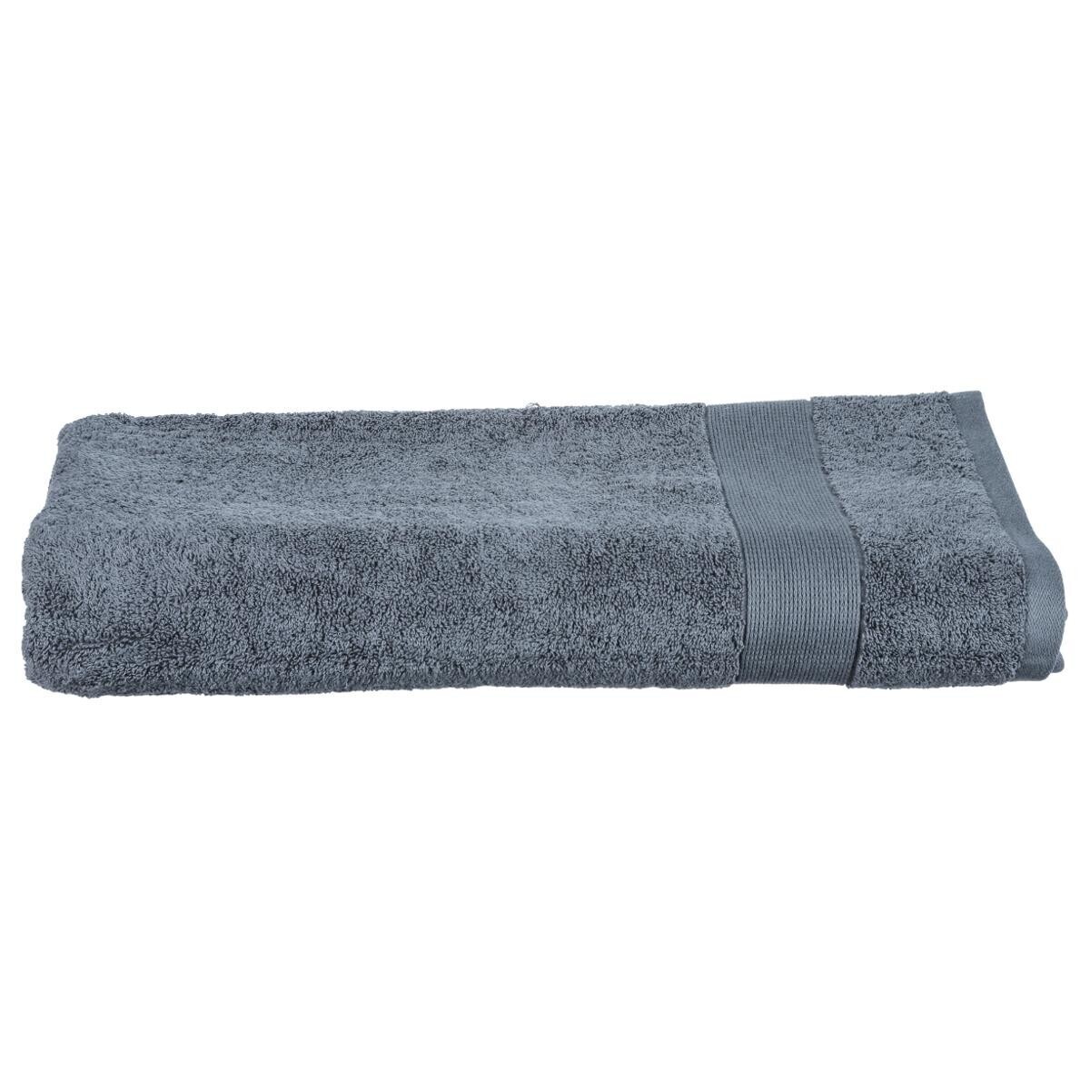 Bath sheet "Essential", cotton Gray, 100x150 cm, 400 g/m&sup2;