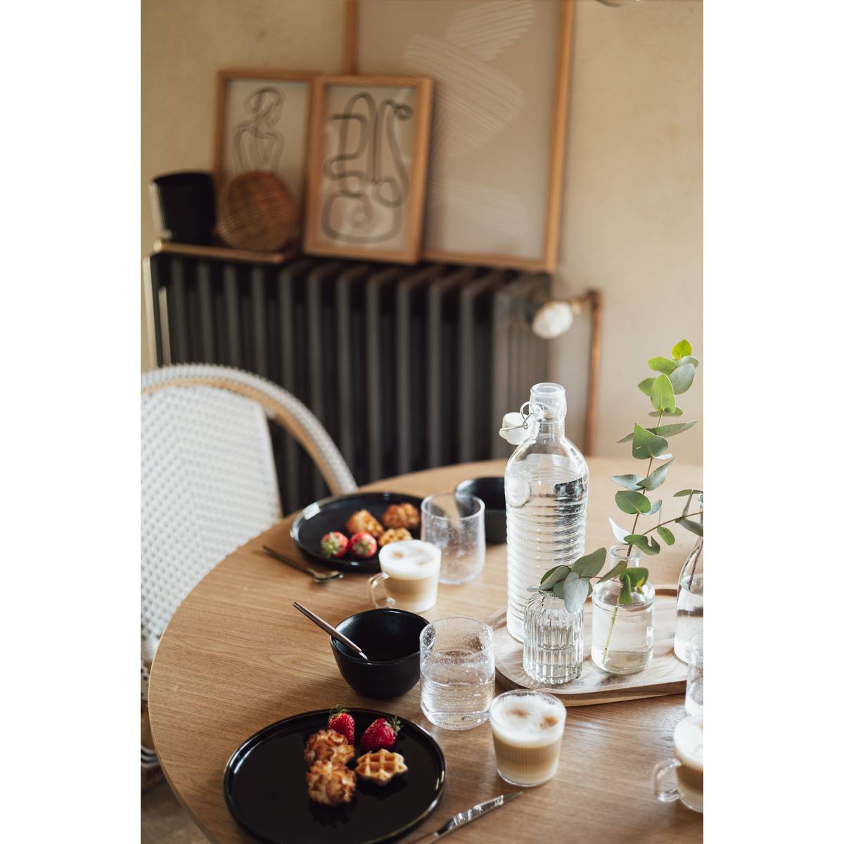 Set of 6 low tumblers "Naia" 300 ml, Transparent