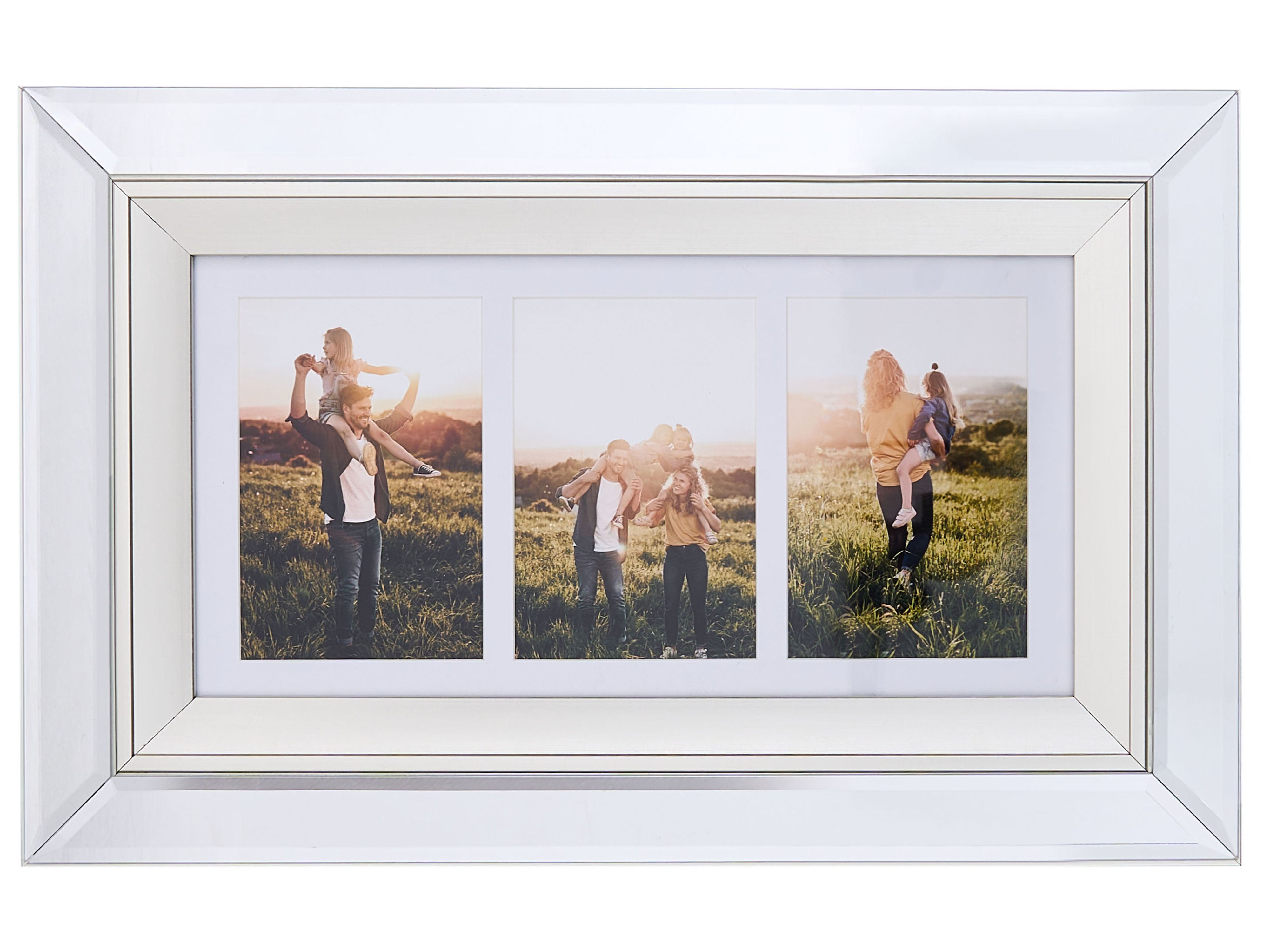 Frame for 3 Photos MAKENI Silver