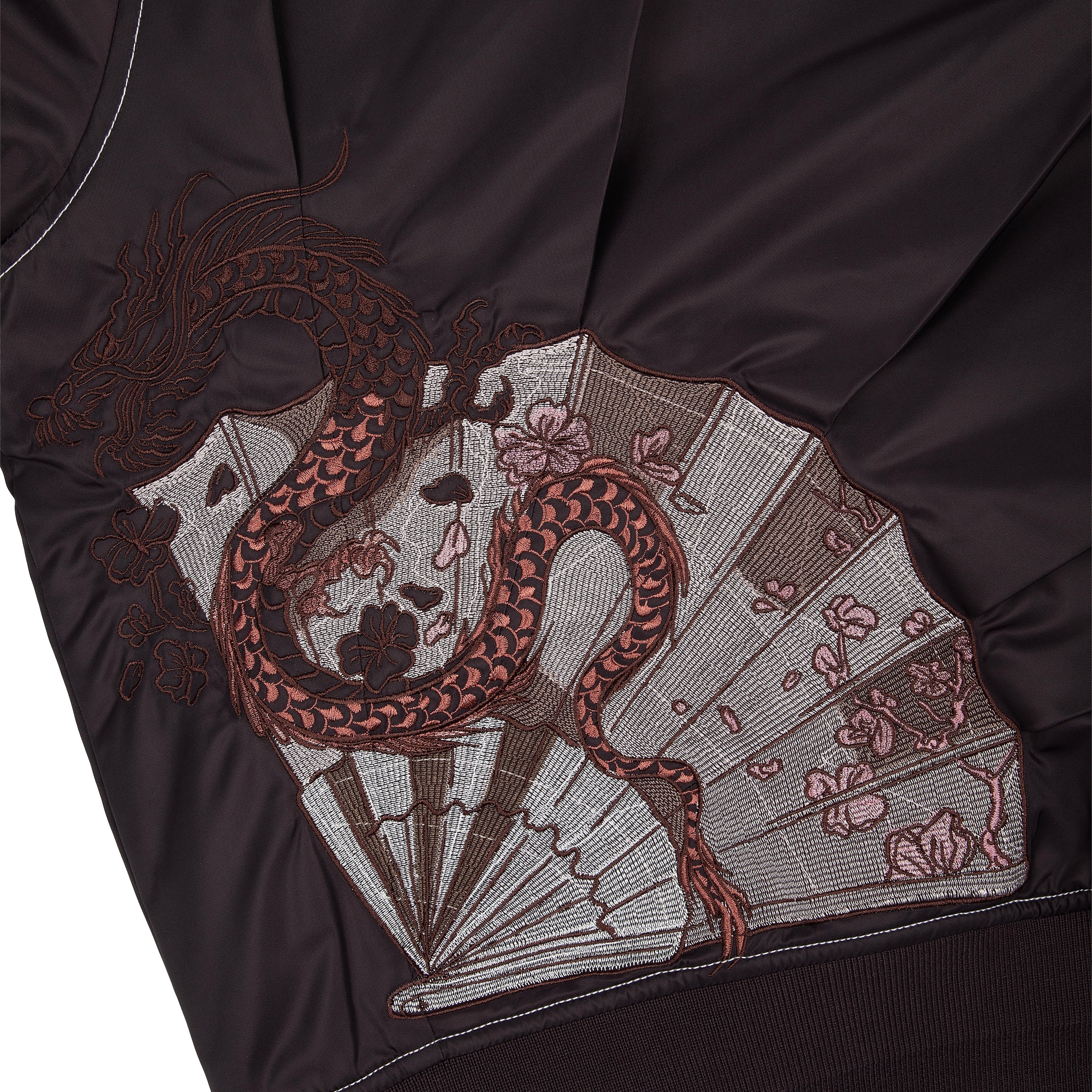 "yakuza v2" bomber Jacket deep plum