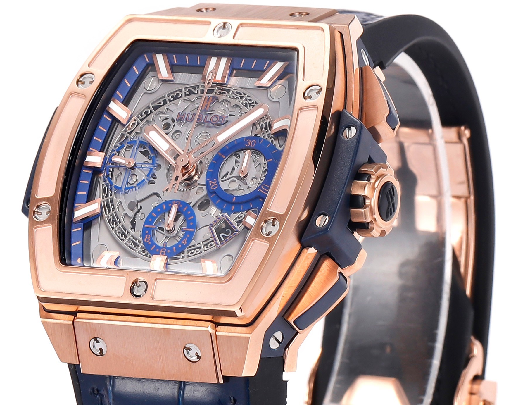 Hublot SPIRIT OF BIG BANG Chronograph, 45 mm Textured rubber strap(1:1 replica) - Top club