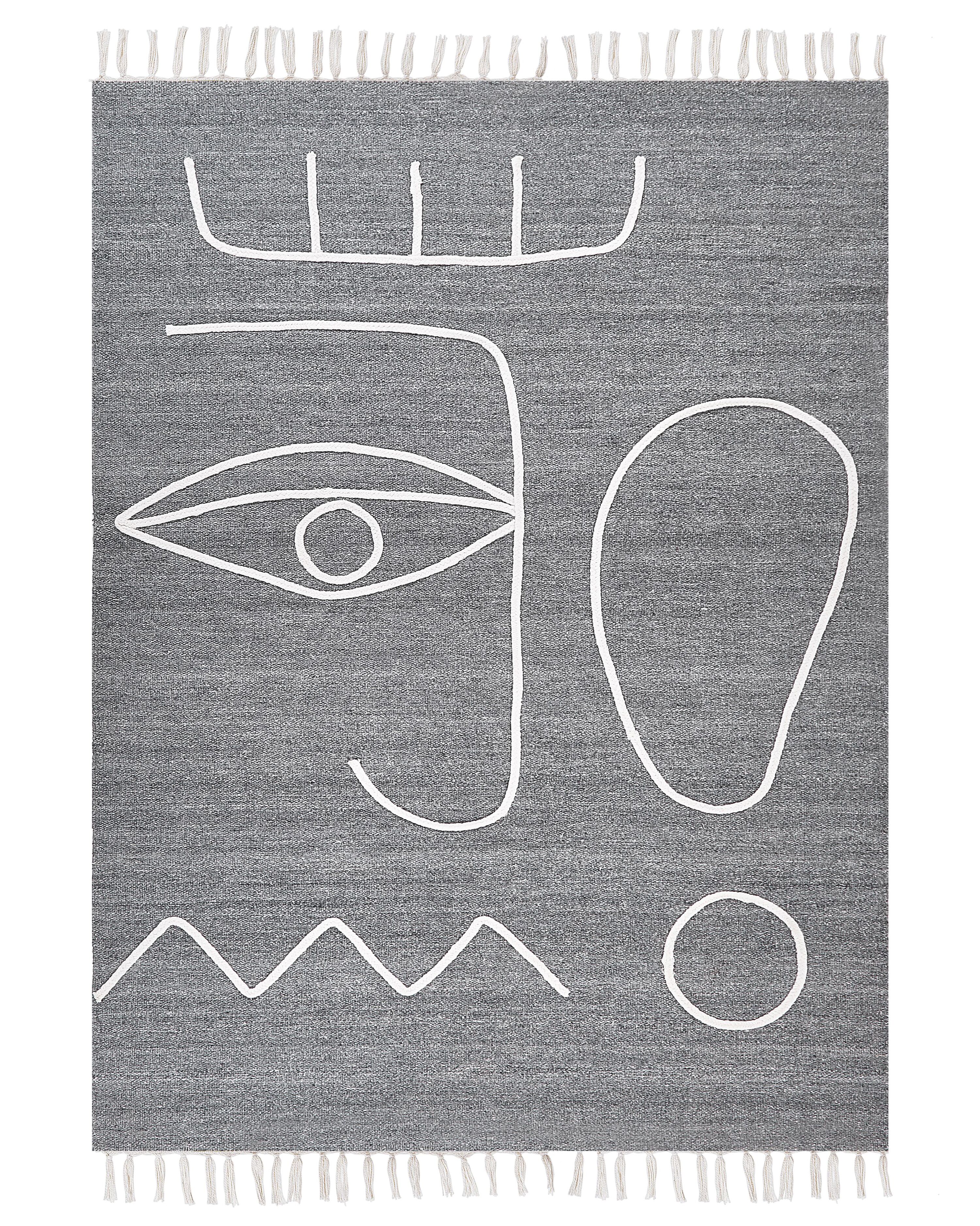 Outdoor Rug YAVU Grey 140 x 200 cm