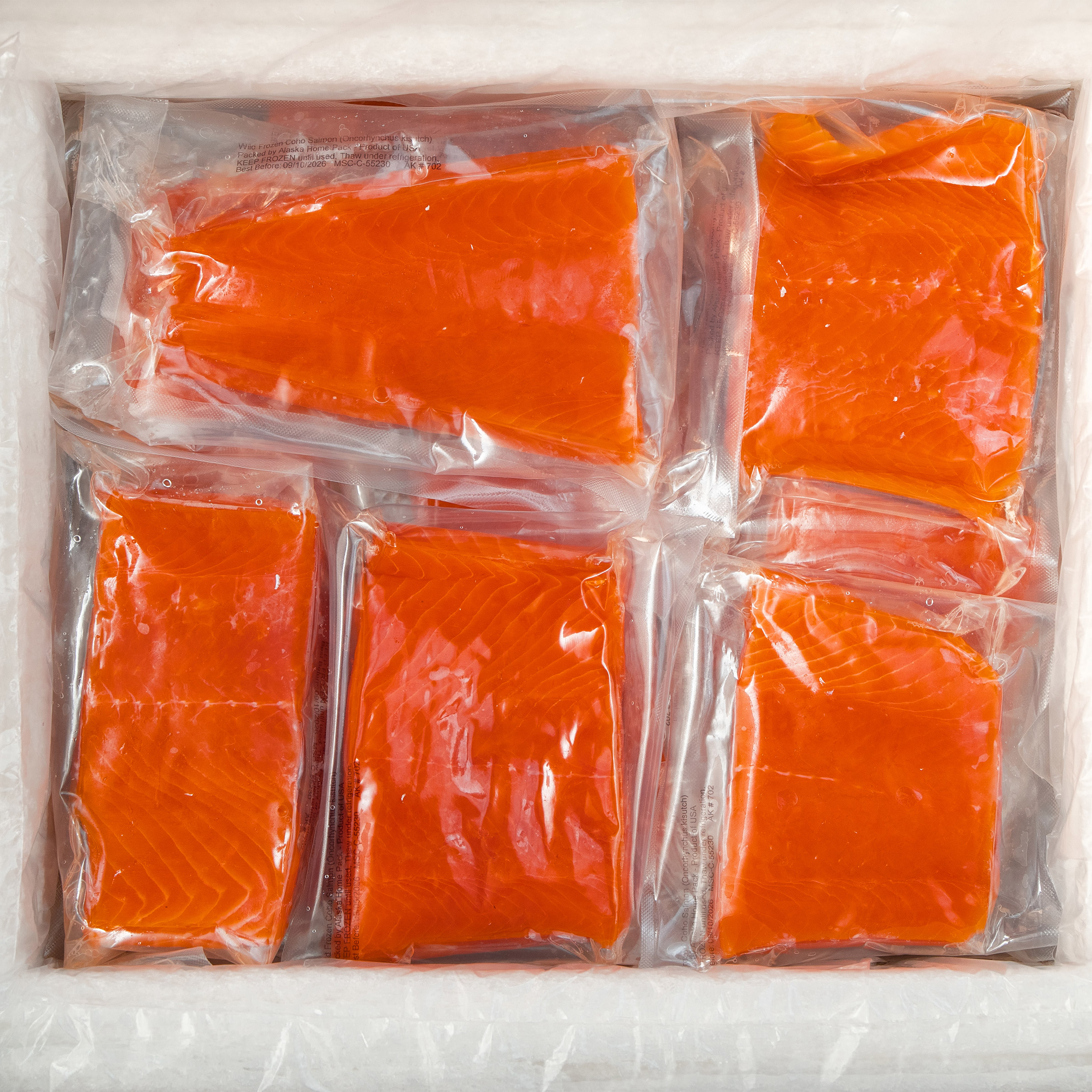 Wild Alaska Coho Salmon Portions, Total 10Lbs. - Image 5