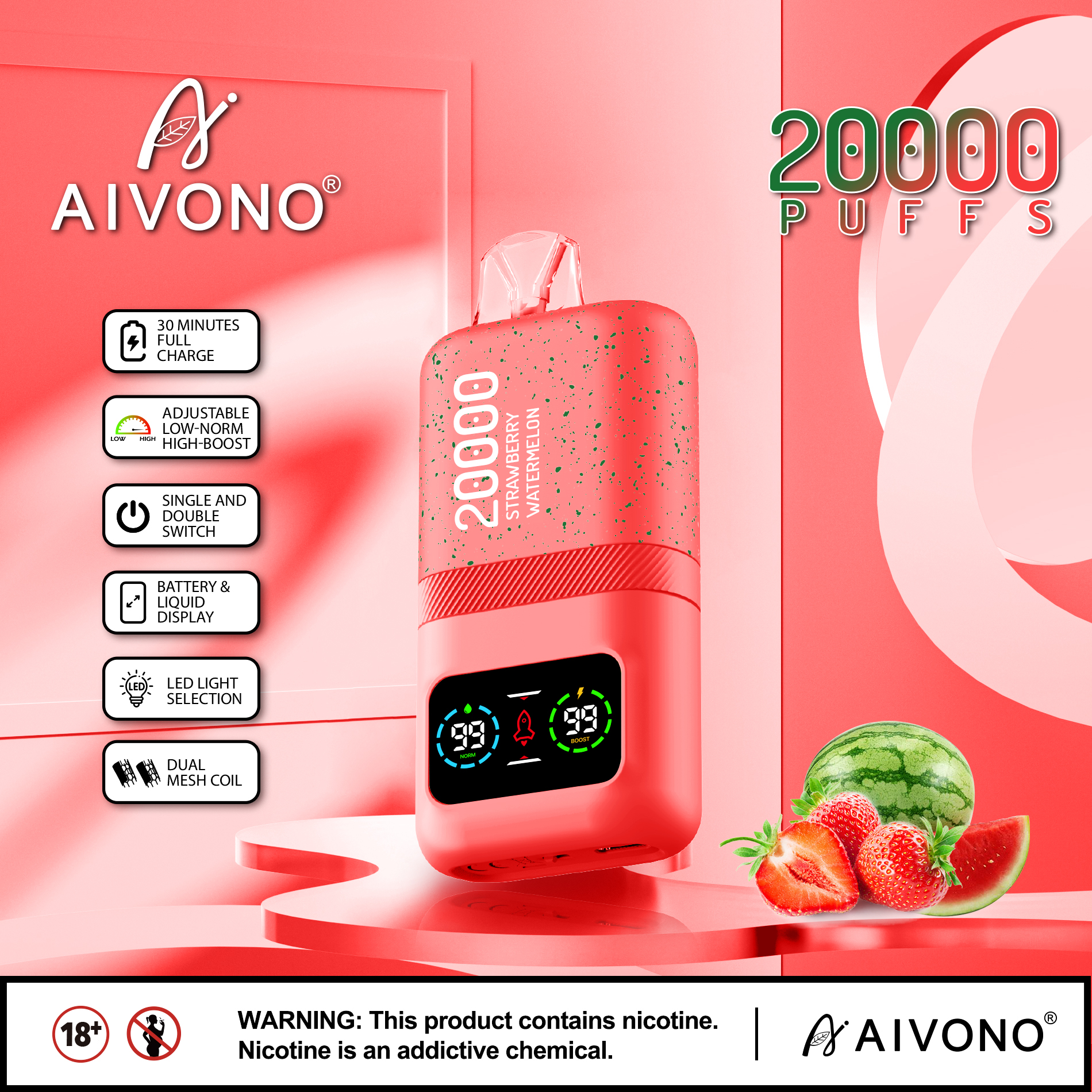 AIVONO AIM MAGIC 20000 Puffs Disposable Vape