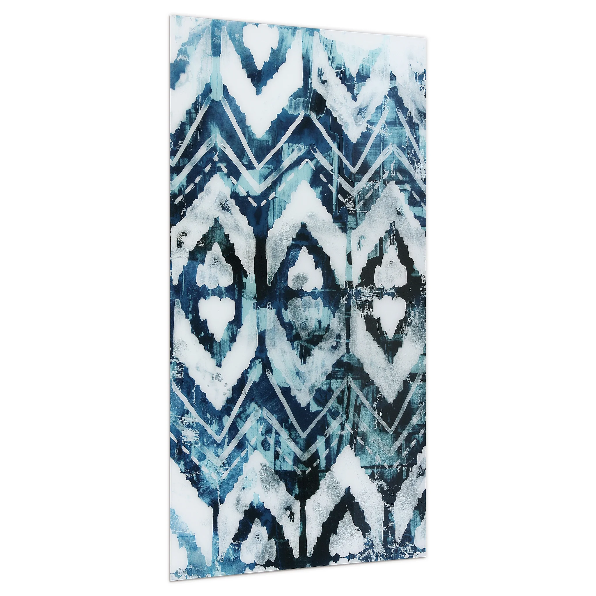 Empire Art Direct Blue Splash Frameless Free Floating Tempered Glass Panel Graphic Wall Art, 72" x 36", Ready to Hang - Image 68