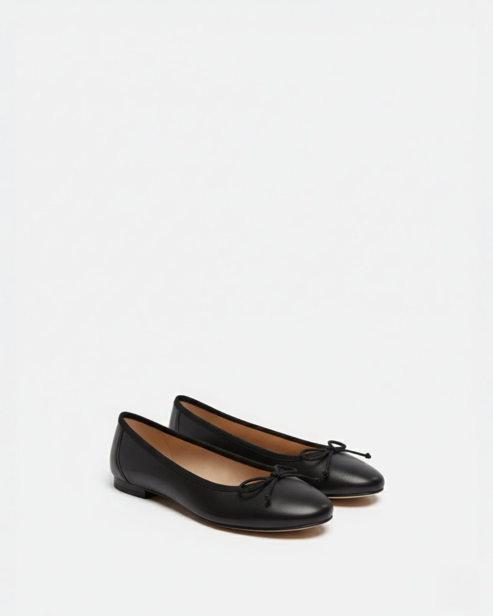 BALLERINES SOPHIE - En cuir noir