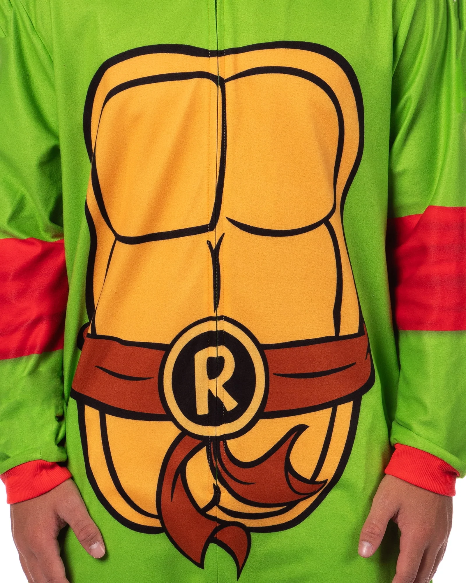 Teenage Mutant Ninja Turtles Mens' Adult Hooded Union Suit TMNT Character 1PC Costume Sleep Pajama Lounge - Image 4 Teenage Mutant Ninja Turtles Mens' Adult Hooded Union Suit TMNT Character 1PC Costume Sleep Pajama Lounge - Image 4
