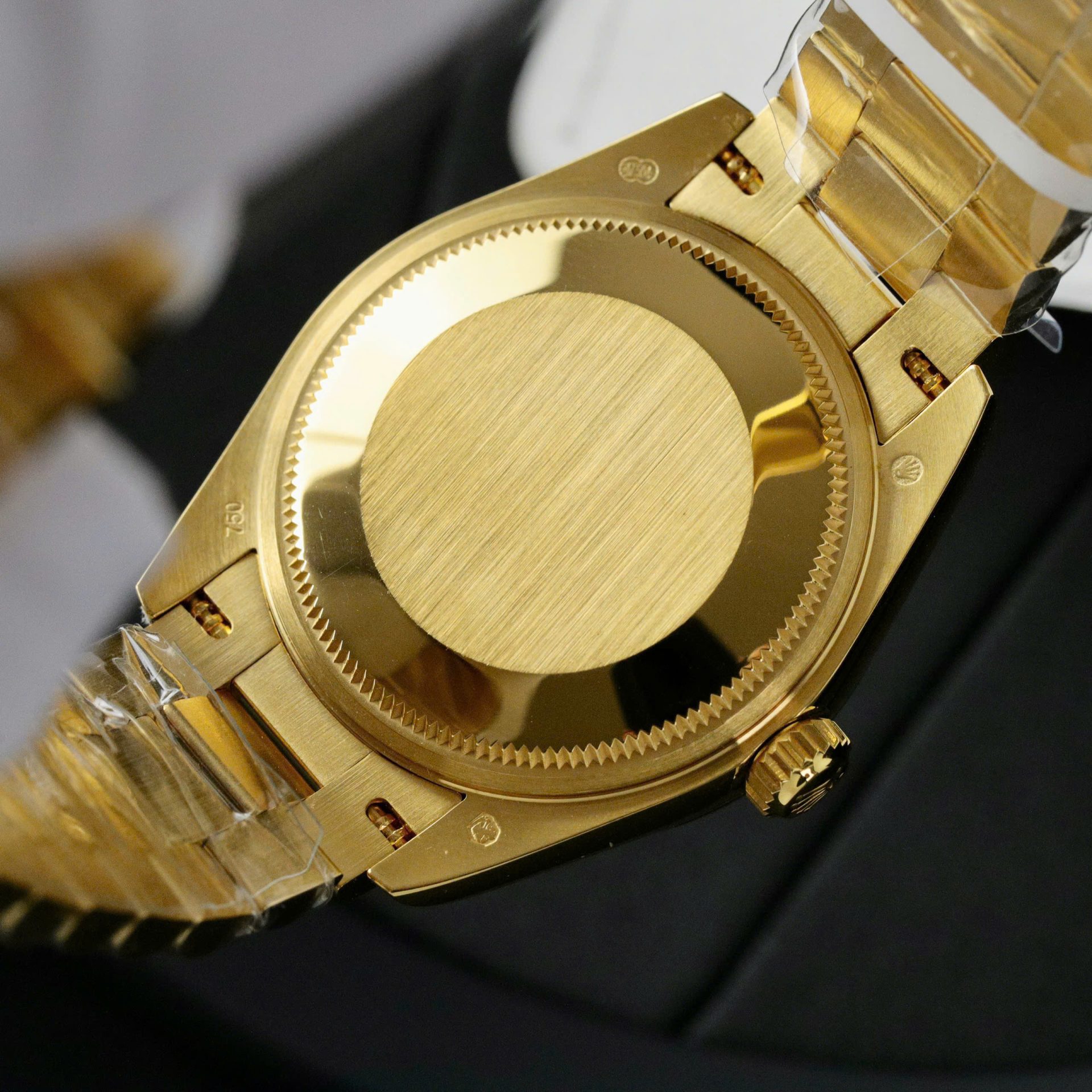 Rolex DateJust Butterfly Dial Custom Gold Wrapped 18K + Diamonds Moissanite 31mm - Elite Watch Atelier