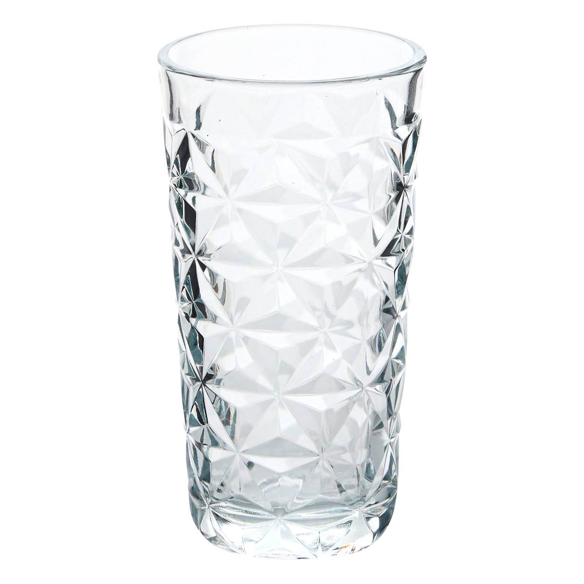 Set of 6 tall tumblers "Juli'Eau" Glass, 360 ml, Transparent