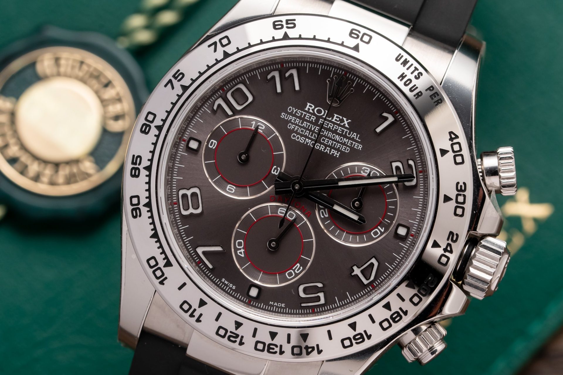 Rolex Replica 1:1 Watch Daytona 116509 Gray Dial Arabic Numerals 40mm - Elite Watch Atelier