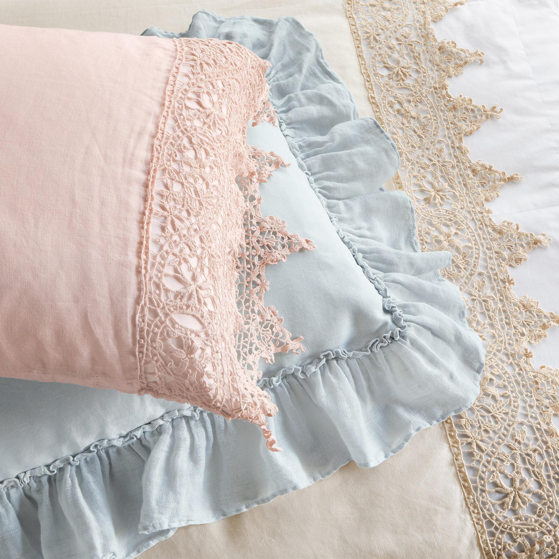 Gossamer Linen Lace Flat Sheet - Sundance Clothing