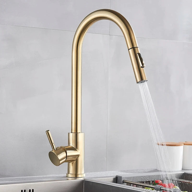 FlexiFlow | Elegante Uittrekbare Keukenmengkraan