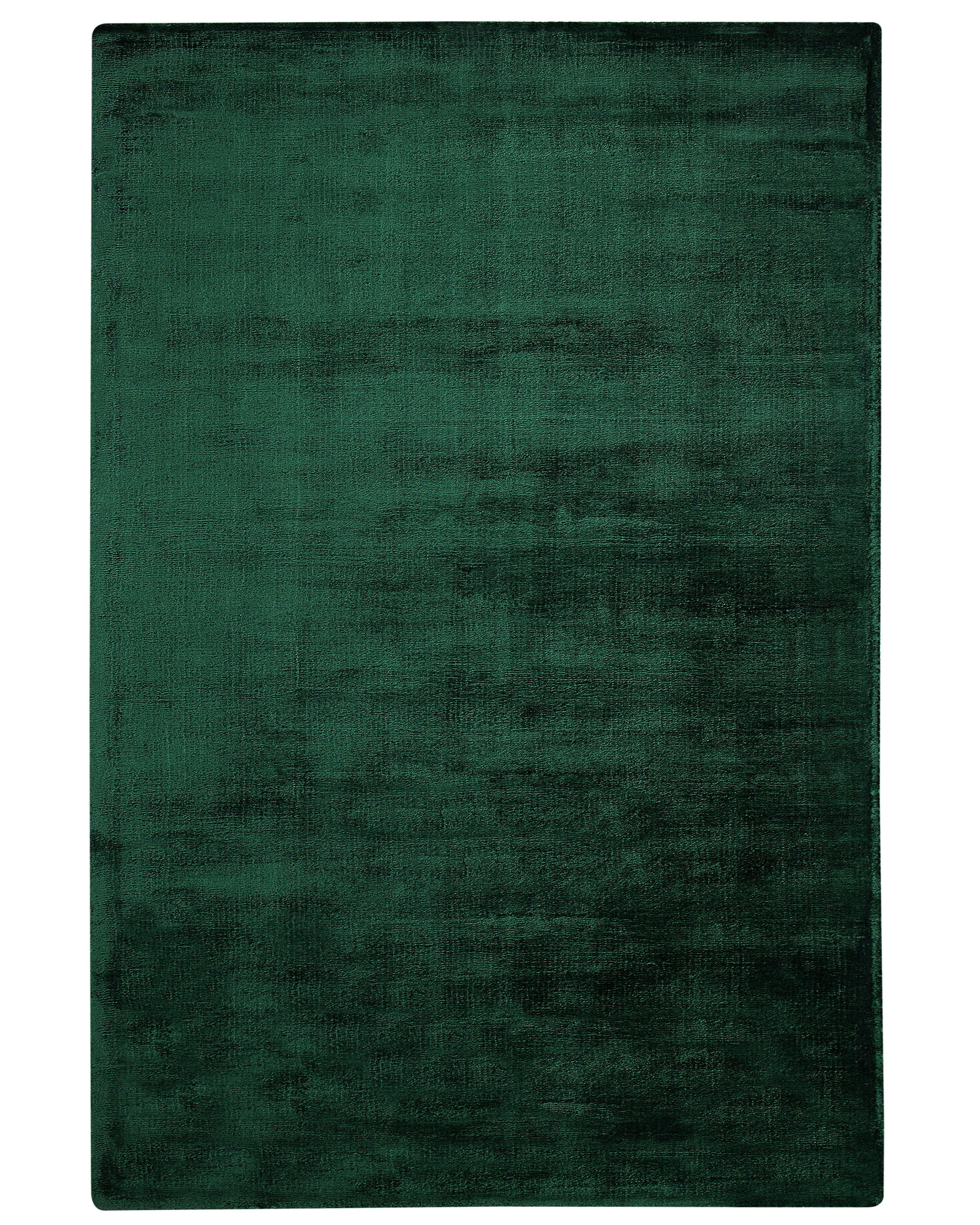 Rug GESI II Dark Green 140 x 200 cm Viscose