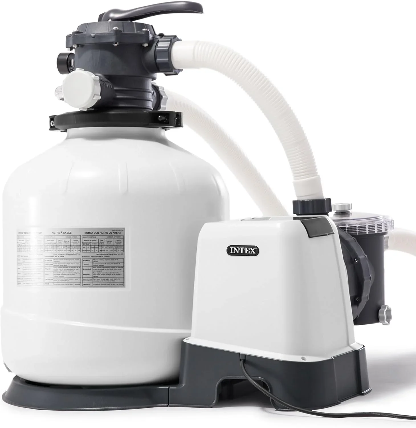 Intex Krystal Clear 16 Inch 3,000 GPH Above-Ground Pool Sand Filter Pump - 26651EG - Image 26 Intex Krystal Clear 16 Inch 3,000 GPH Above-Ground Pool Sand Filter Pump - 26651EG - Image 26
