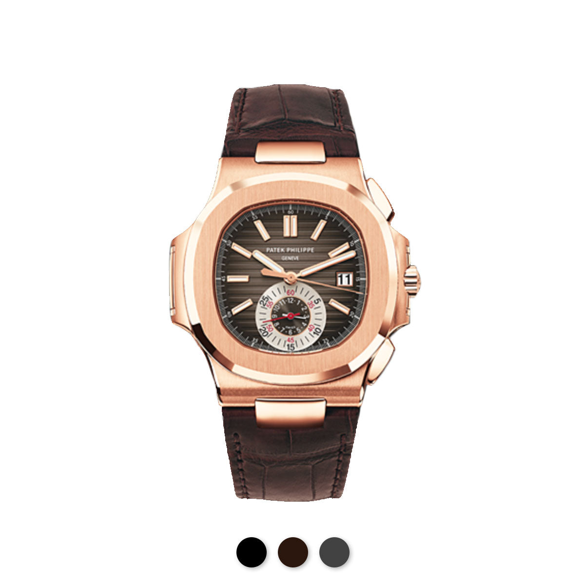 Patek Philippe - Rubber B strap for Nautilus 5980 RG - SwimSkin(1:1 replica) - Top club